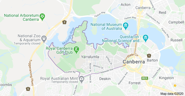 Yarralumla Map